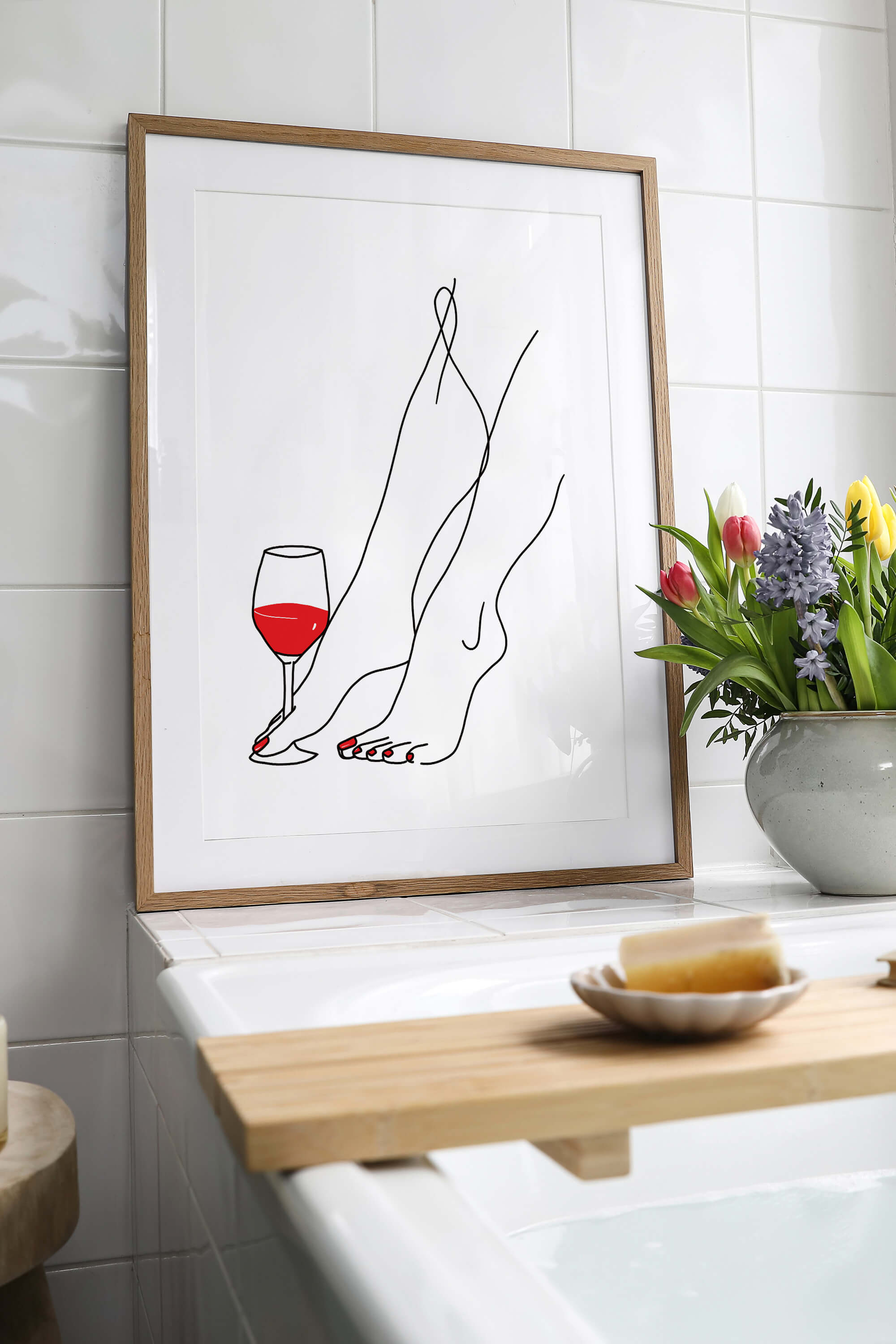 Create cozy moments with this abstract women's art print. The warm tones of wine-themed colors and feminine elegance transform ordinary spaces into artistic pleasures, reflecting your taste for the extraordinary.