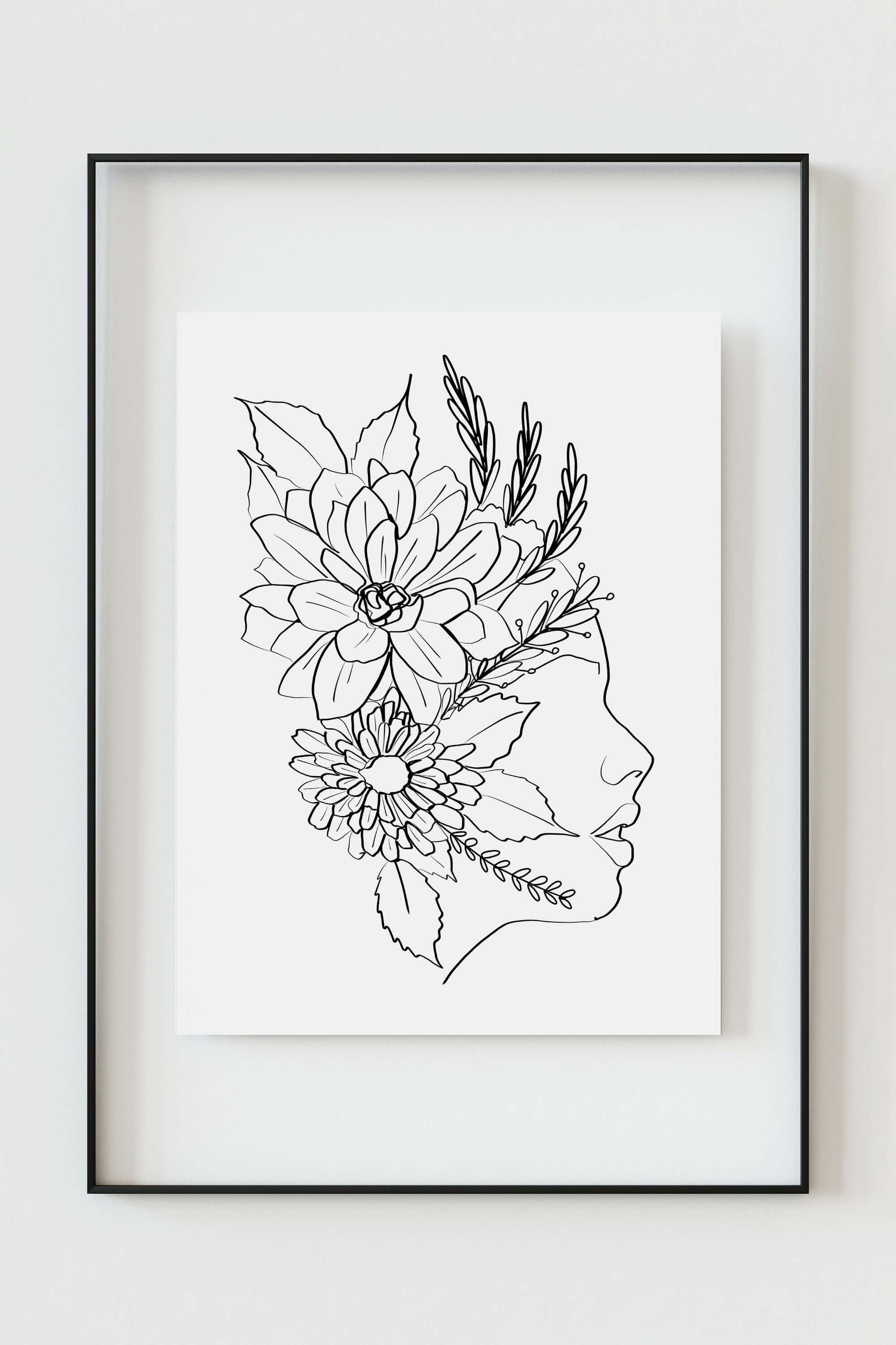Unique Botanical Gift - Intricate Nature-Inspired Art Decor