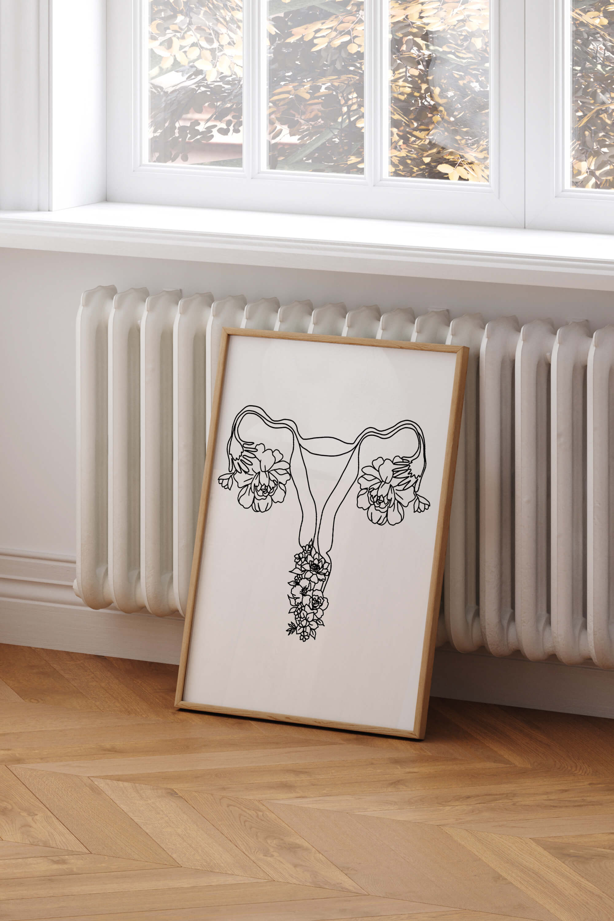 Empowering Female Anatomy Artwork. This artwork goes beyond decoration, telling a story of courage and grace. Transform your space into a haven of empowerment with this feminist wall art.