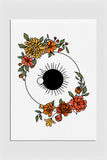  A captivating blend of scientific precision and artistic elegance. Vibrant colors and intricate floral details make this eye-catching artwork a perfect gift for optometrists. Discover the harmony of nature and science in this unique piece.