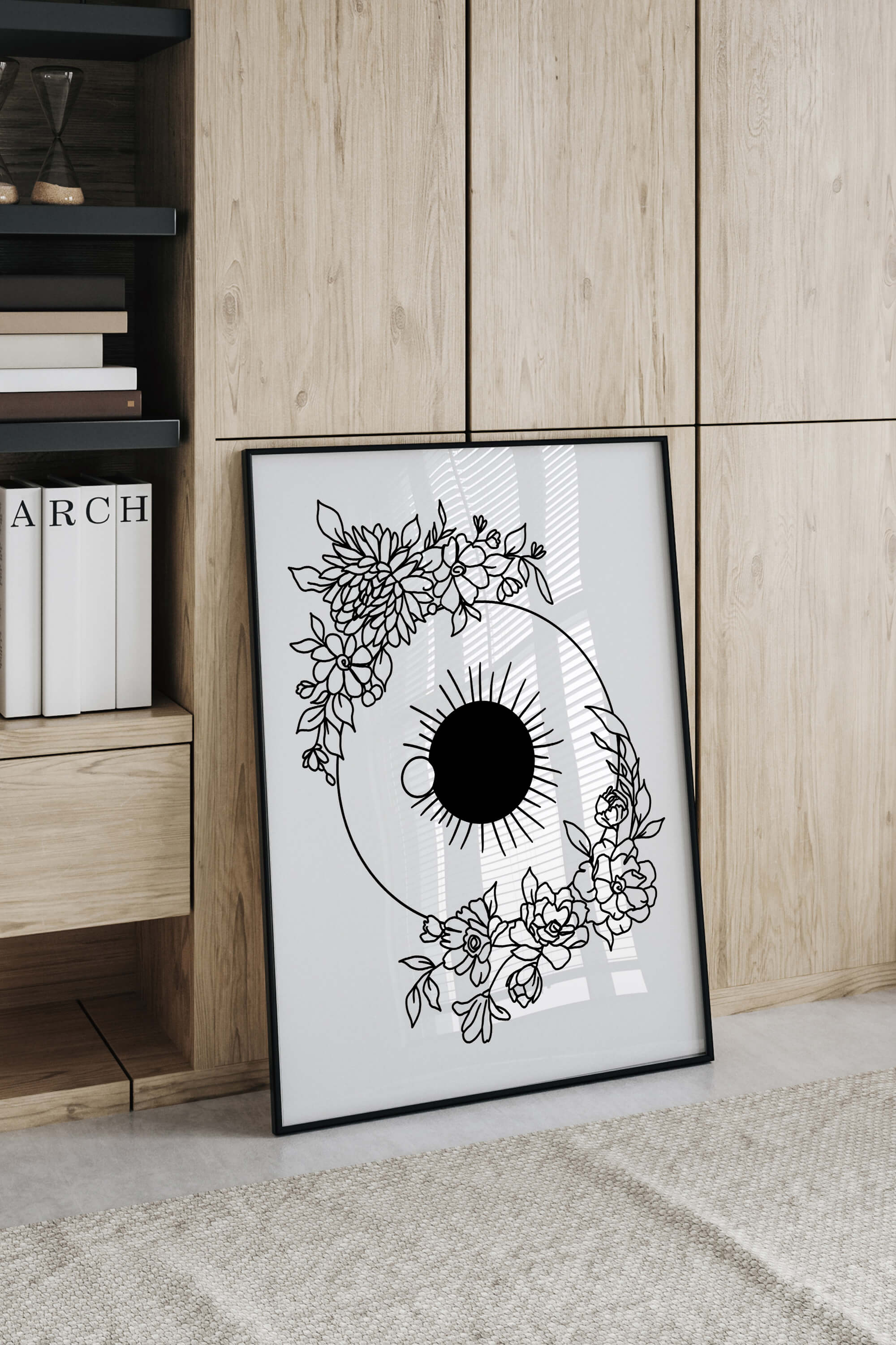 Celebrate medical achievements with this abstract eye art print, a unique and expressive gift for healthcare heroes.