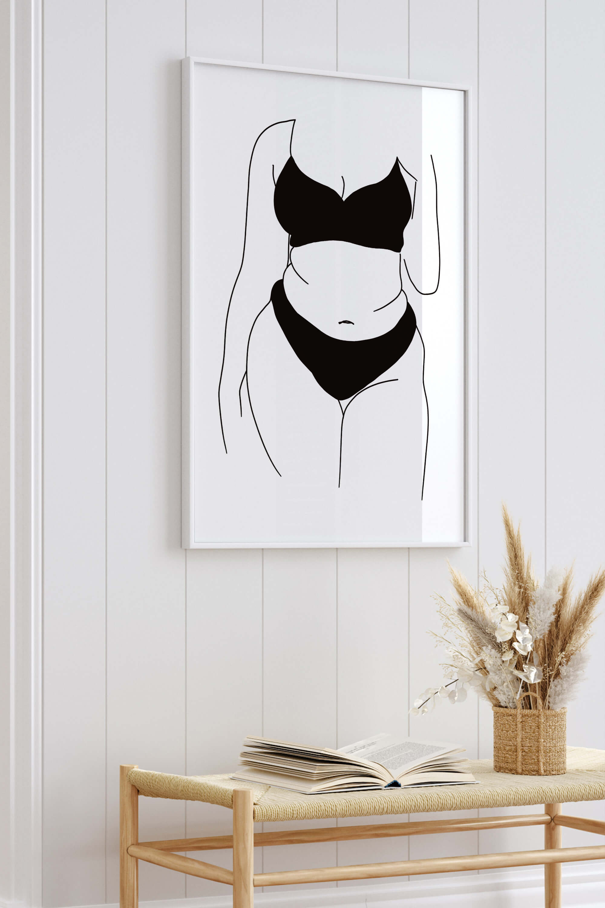 A limited edition expression of elegance and power, celebrating the beauty of curvy women. The print is a unique addition to any art collection, representing individuality.