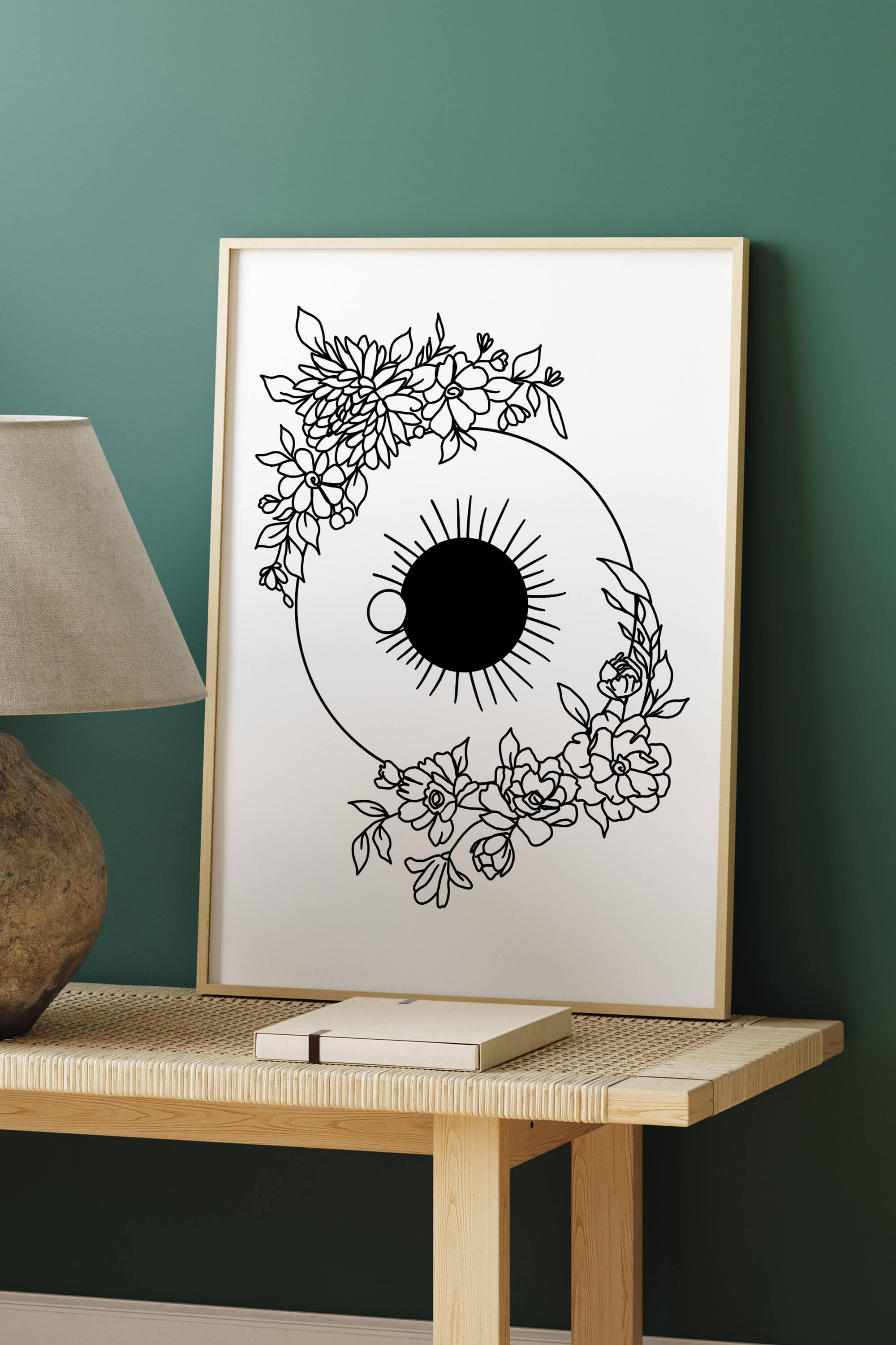 Elevate your space with this eye-catching monochrome art featuring intricate anatomical details, perfect for a sophisticated setting.