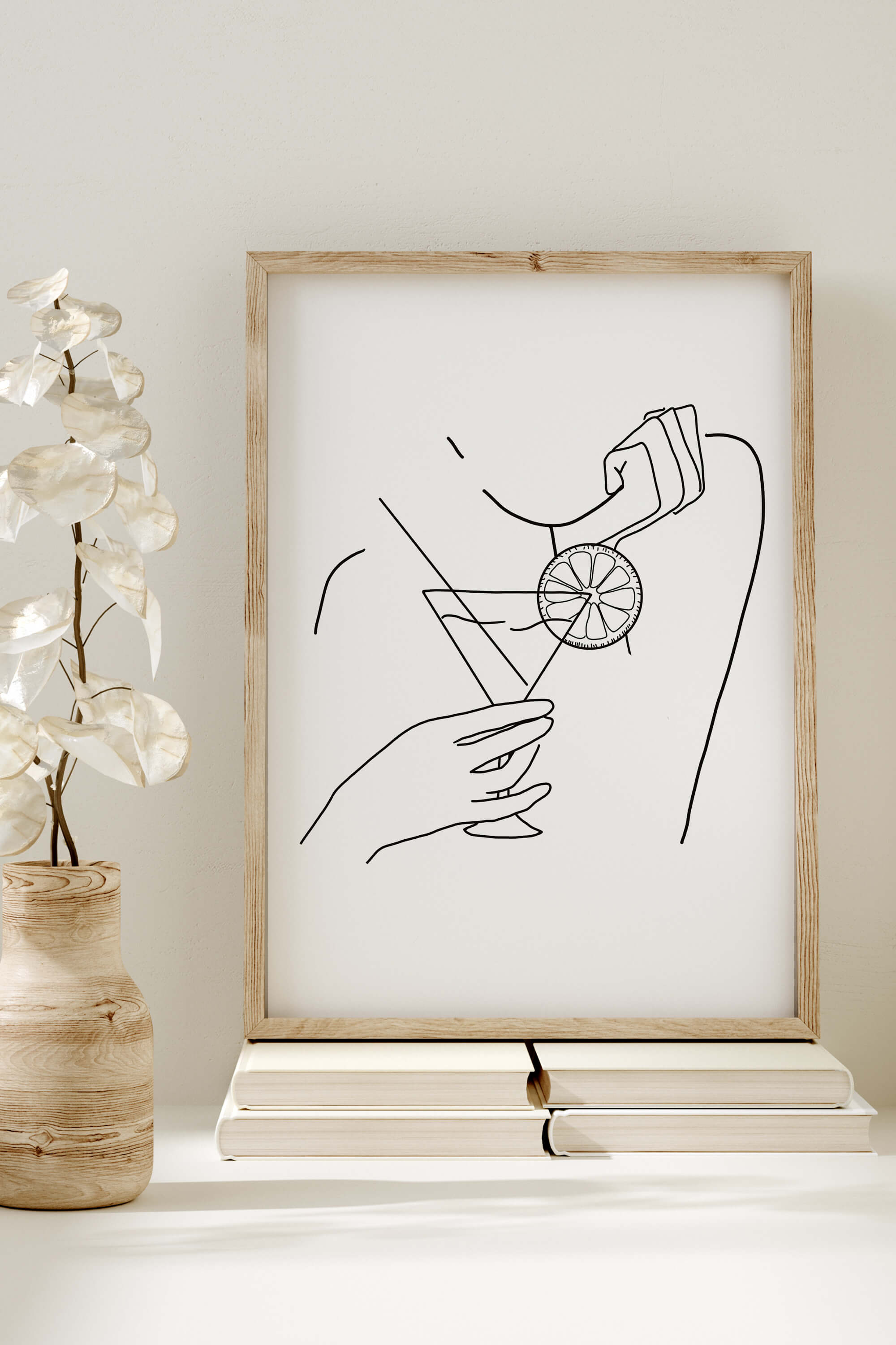 Transform your bar cart into a masterpiece with our monochrome elegance art print. The black-and-white theme exudes timeless appeal, making it an exquisite addition to your bar cart decor. Make a statement with every sip.