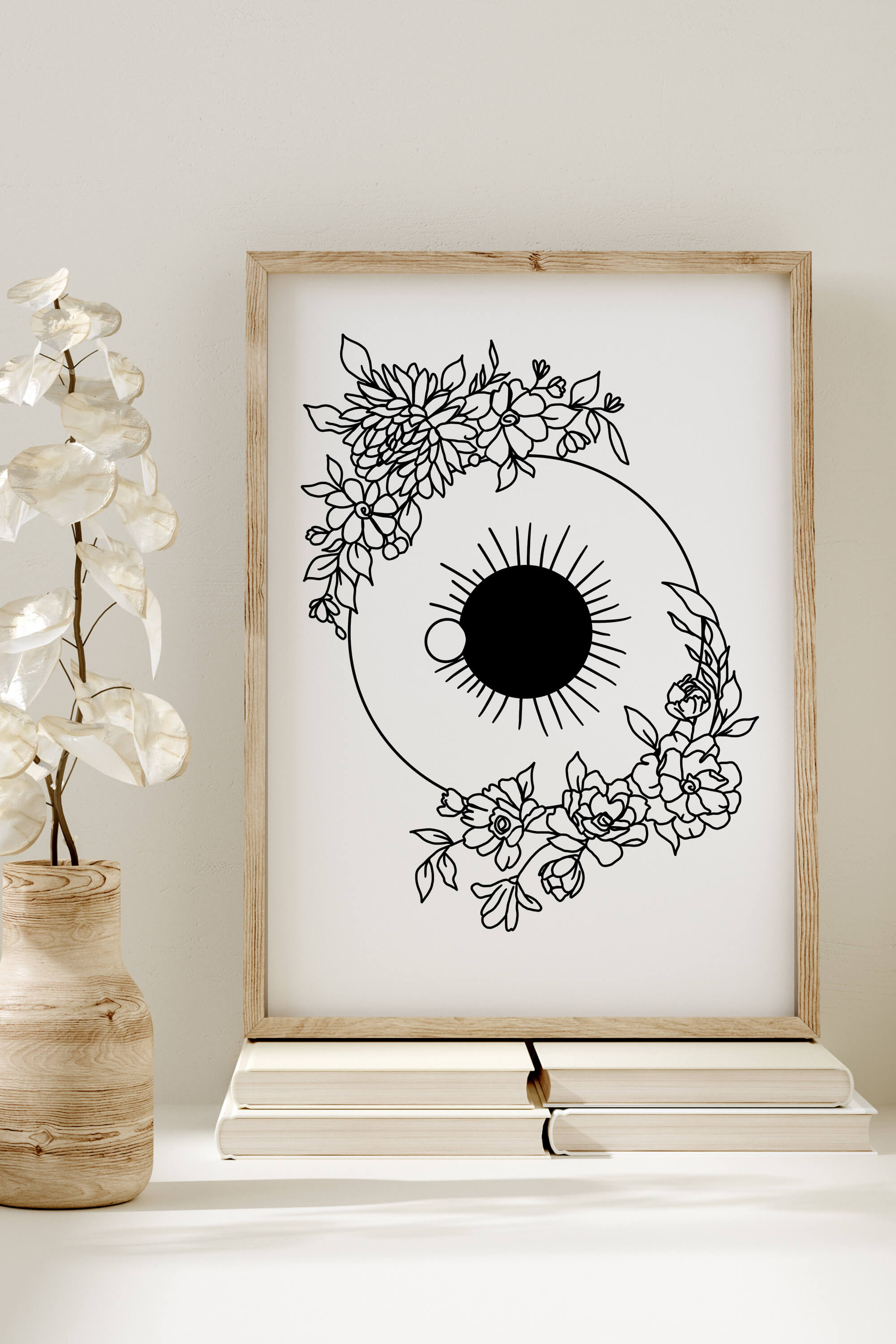 A thoughtful present for optometrists, this floral eye poster beautifully combines the elegance of flowers with the intricacies of eye anatomy.