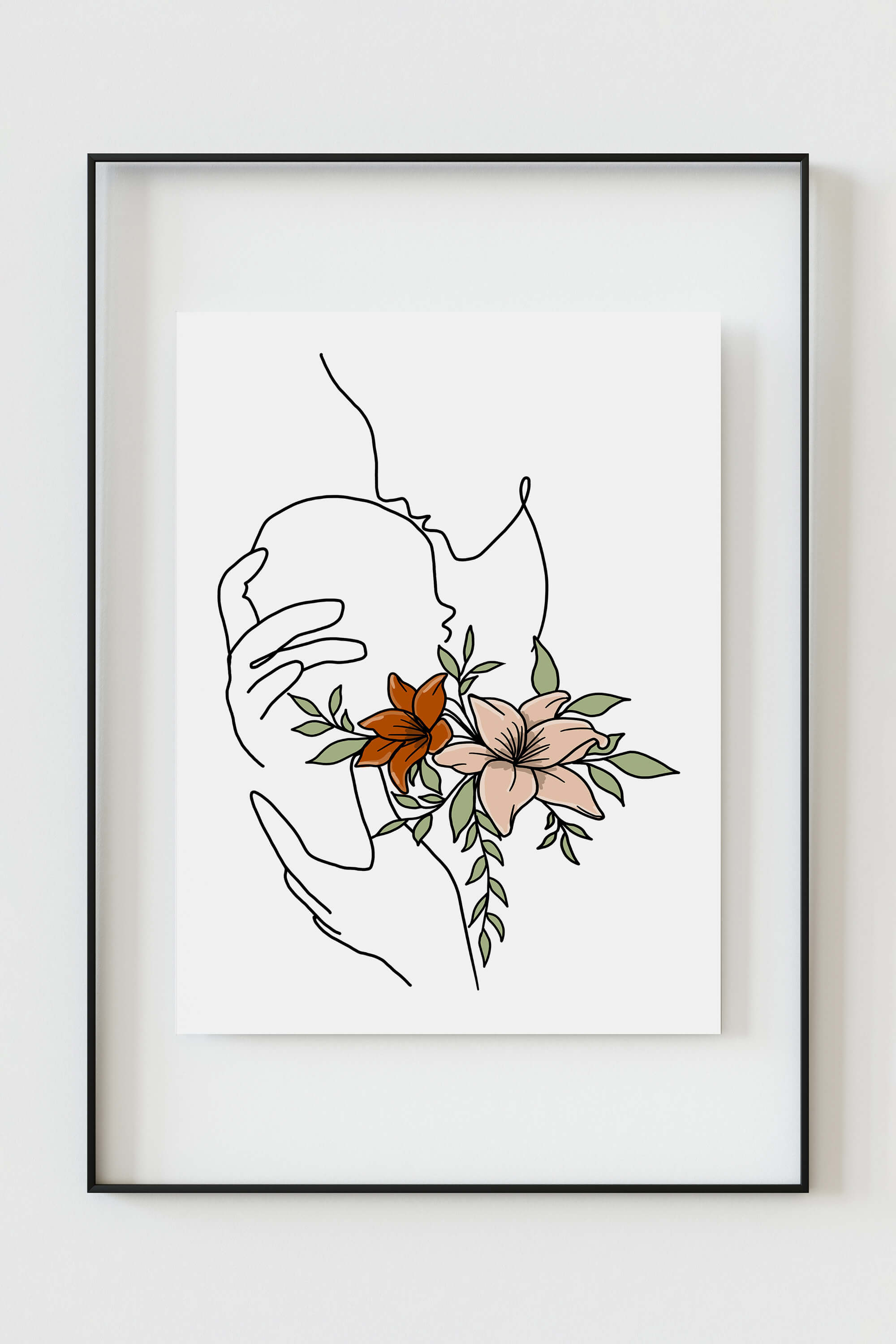 A captivating portrayal of the beauty of pregnancy, showcasing the intricate details and vivid colors. Embrace the joy and wonder of impending motherhood with this unique art print.