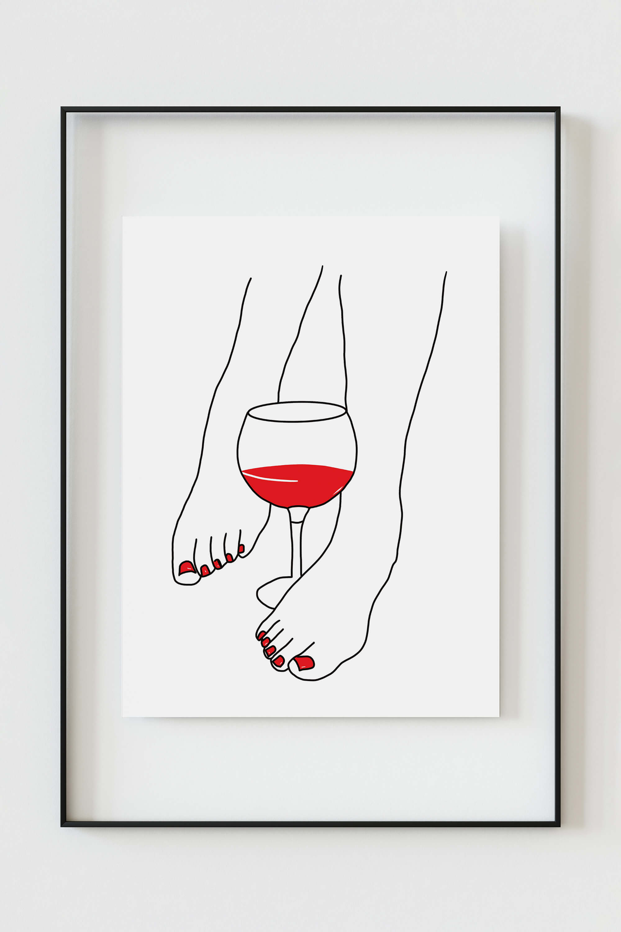 A timeless masterpiece with a delicate female figure, symbolizing the fusion of love and wine. The artistic use of lines and colors evokes a sense of romance and sophistication.