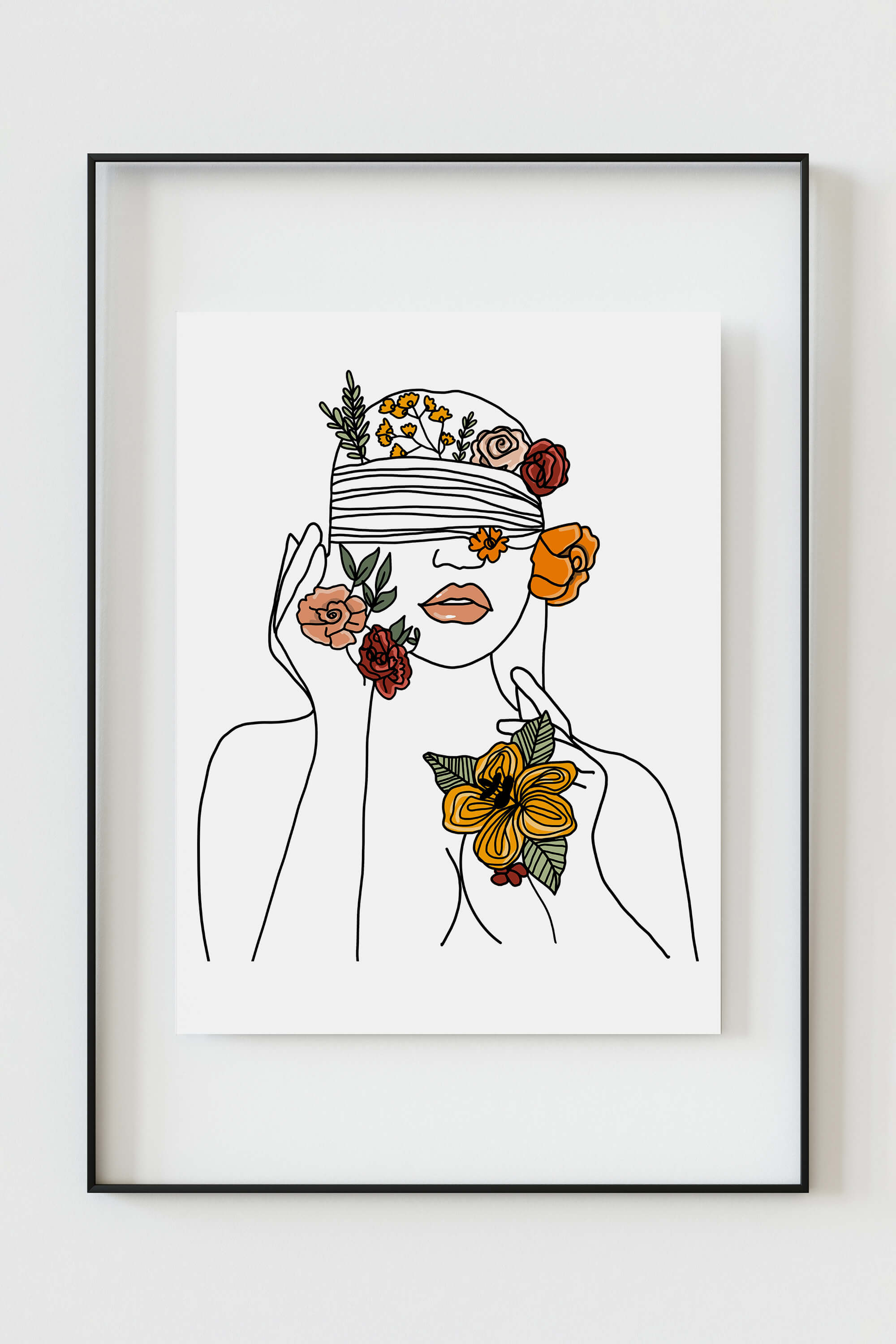 A trendy wall art print that redefines contemporary chic charm. The modern aesthetic and stylish design make it a statement piece for any living space. Elevate your decor with this captivating and on-trend artwork.